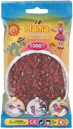 Perline da stirare Hama Midi bordeaux 1000 pz