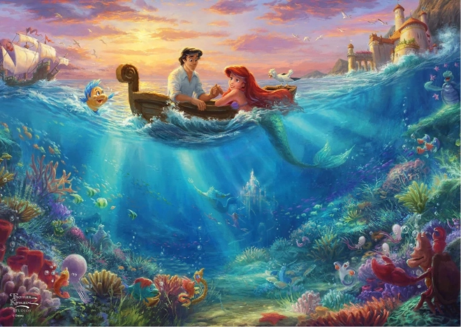 Puzzle in scatola di latta Ariel 500 pezzi
