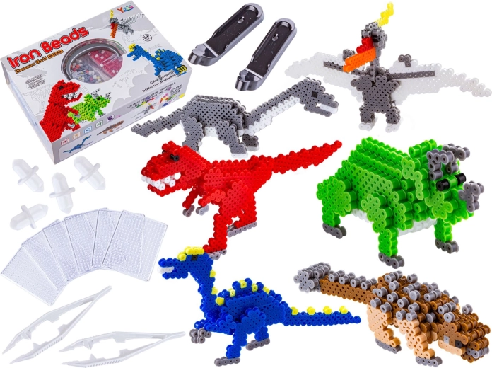 Perline da stirare 3D – dinosauri, set da 3000 pz - 1 pezzo