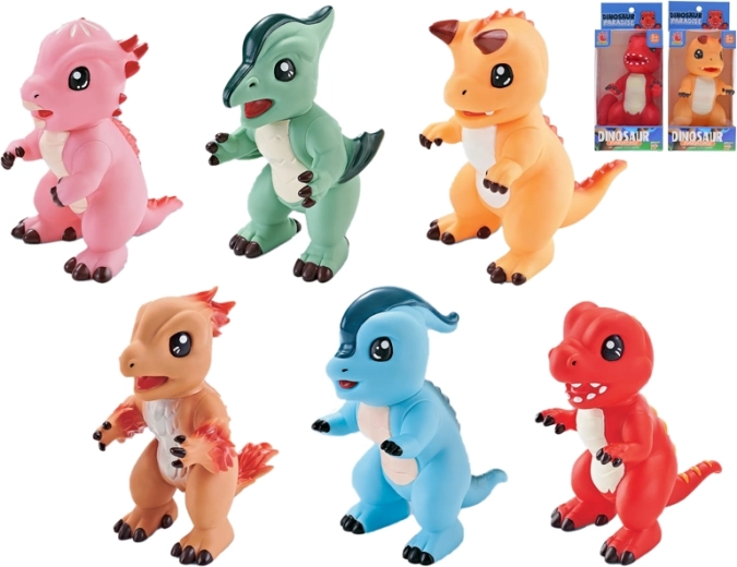 Figurina dinosauro con parti mobili 15 cm