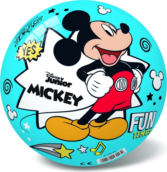 Palla Disney Mickey rosso/blu 14 cm