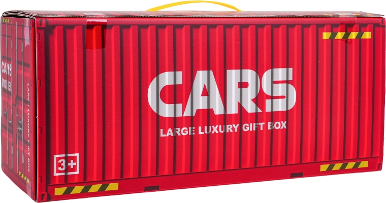Mega set di macchinine in metallo con garage e container pieghevole