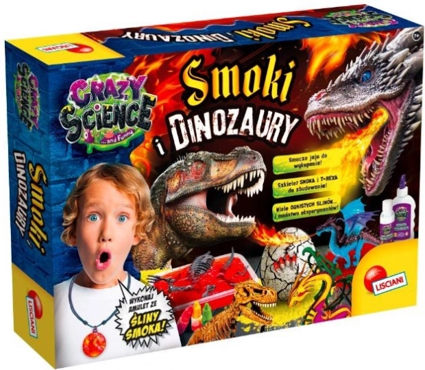 Set scientifico Crazy Science Draghi e Dinosauri