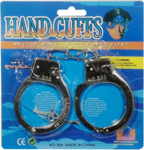 Manette metalliche per bambini con chiavette