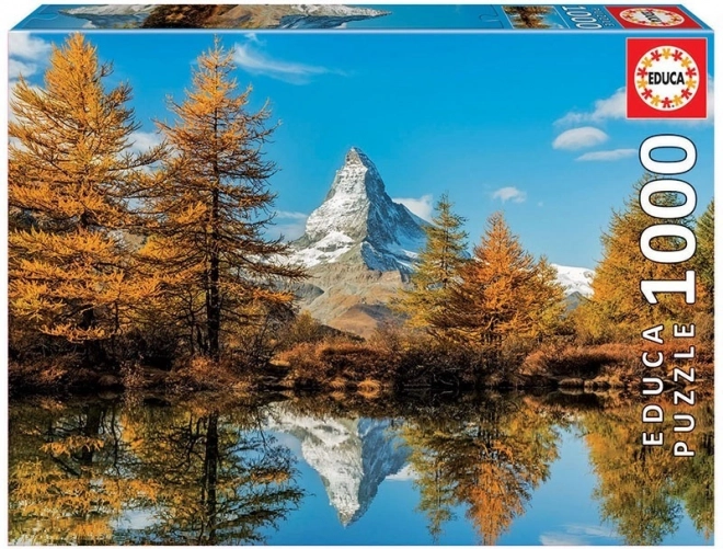 Puzzle Educa Matterhorn autunnale Svizzera 1000 pezzi