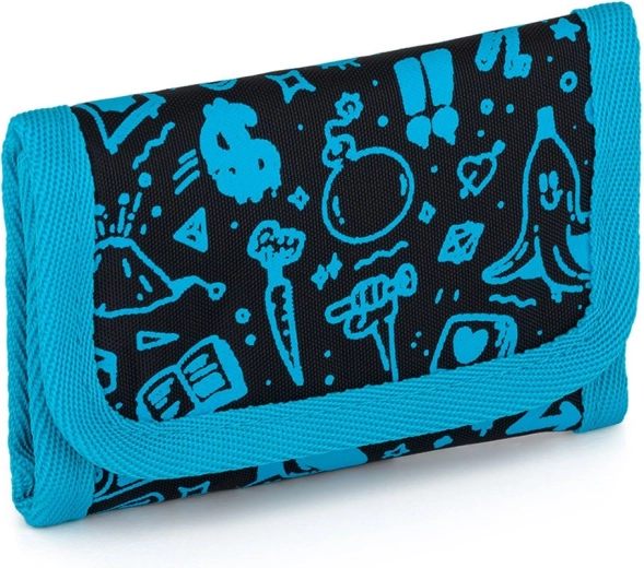 Portafoglio Topgal con motivo doodle art
