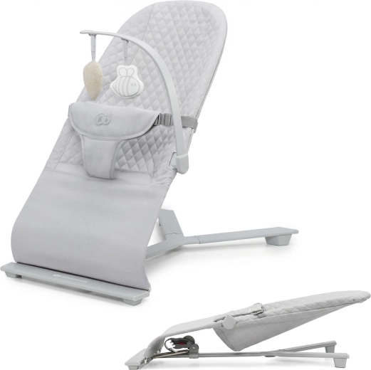 Sdraietta a dondolo Kinderkraft MIMI Light Grey fino a 9 kg