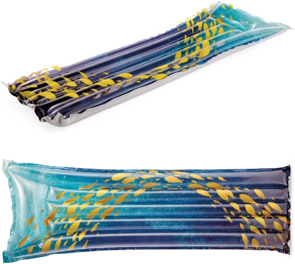 Materassino gonfiabile per acqua con pesci INTEX 183 × 69 cm