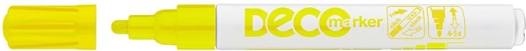 Pennarello laccato decorativo ICO, giallo, 2–4 mm