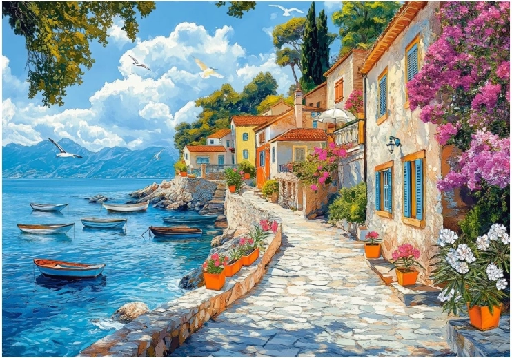Puzzle Passeggiata Mediterranea 500 pezzi CASTORLAND