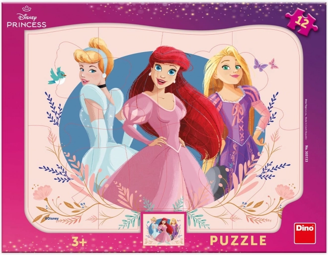 Puzzle principesse 12 pezzi da tavolo