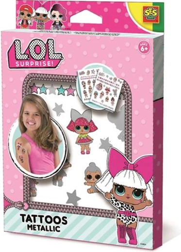 SES L.O.L. Surprise! tatuaggi metallizzati