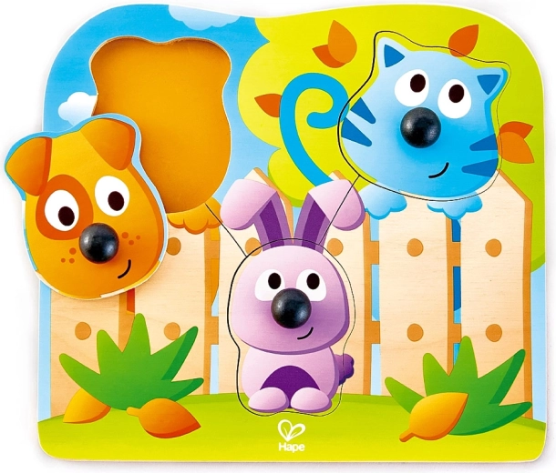 Puzzle con pomelli Animali domestici