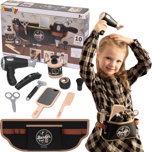 Smoby myBeauty cintura da parrucchiera per bambini con 10 accessori