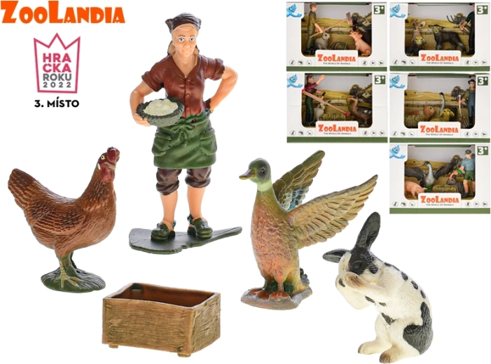Zoolandia fattoria – set di animaletti e accessori (6 tipi)