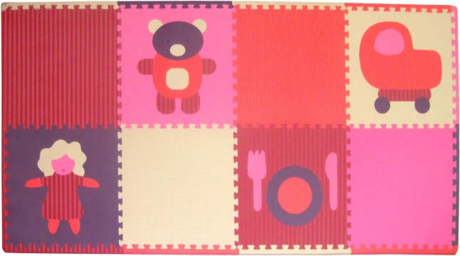 Puzzle in schiuma Giocattoli da bambina con bordi