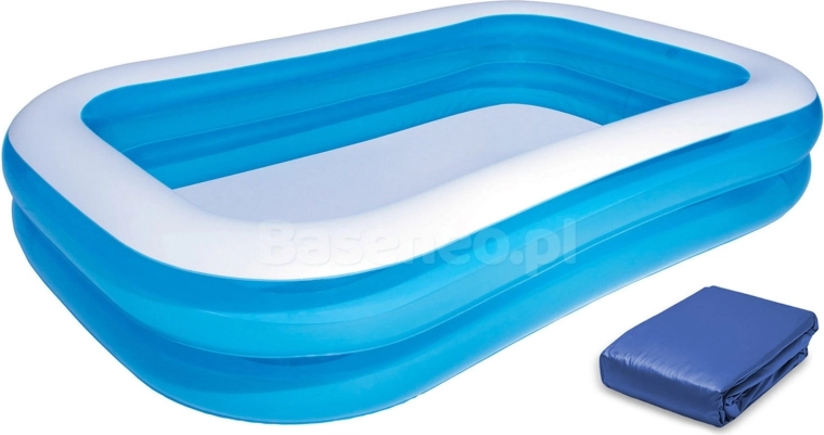 Piscina familiare gonfiabile 262 × 175 × 51 cm con telo di copertura BESTWAY