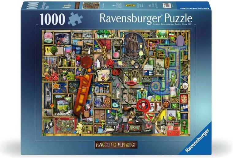 Puzzle Ravensburger Alfabeto fantastico – lettera I e J, 1000 pezzi