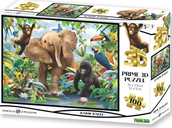 PRIME Puzzle 3D Giungla 3D 100 pezzi