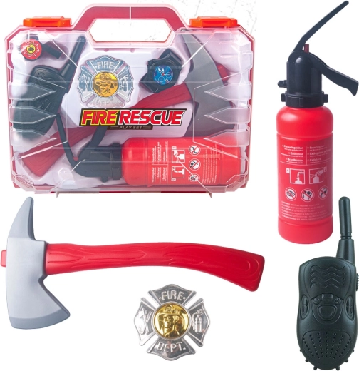 Set dei vigili del fuoco in valigetta - 6 pezzi