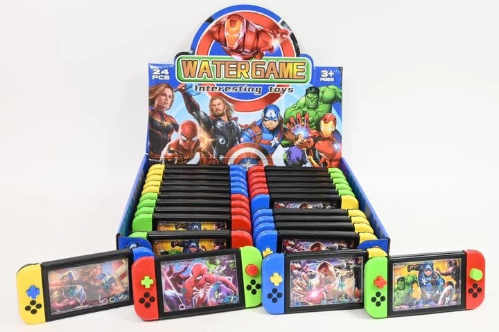 Gioco d’acqua tascabile con motivo di eroi