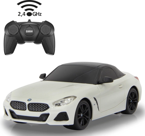 Auto RC Jamara BMW Z4 Roadster 1:24 bianca, 2,4 GHz - 1 pezzo