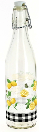 Bottiglia con chiusura a staffa 1 l limone