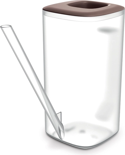 Annaffiatoio Tubi 1,6 l trasparente/marsala