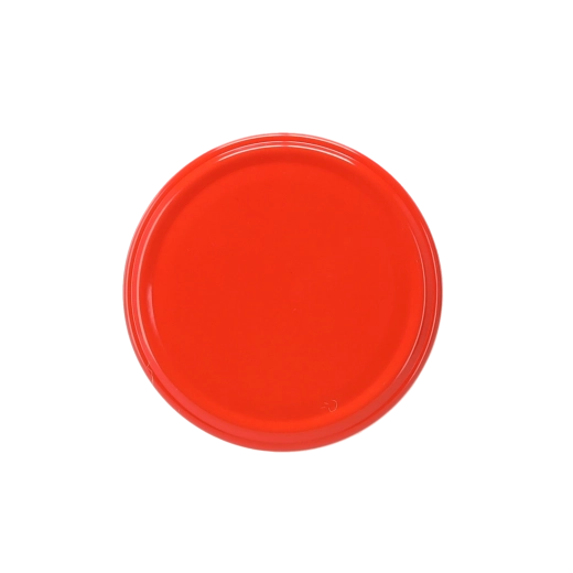 Coperchio per vasetti da conserva 82 mm, rosso con 6 ganci