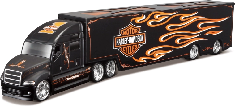 Maisto Harley-Davidson Hauler con fiamme 1:64