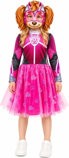 Costume luminoso per bambini Paw Patrol Skye – vestito e maschera