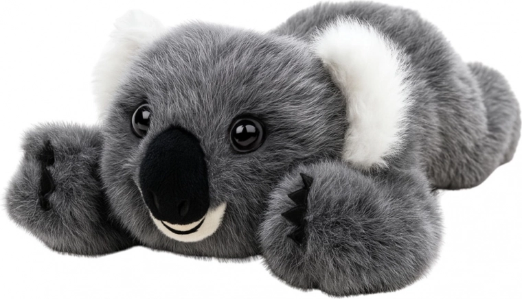 Koala di peluche grigio 30 cm