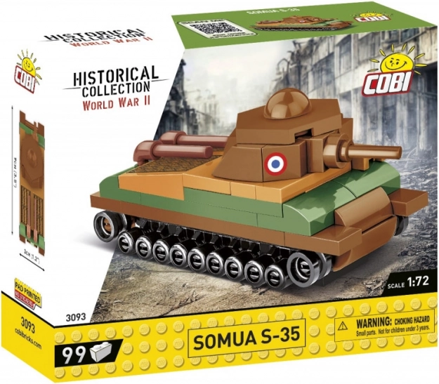 Set di costruzione COBI Historical Collection Somua S-35 1:72