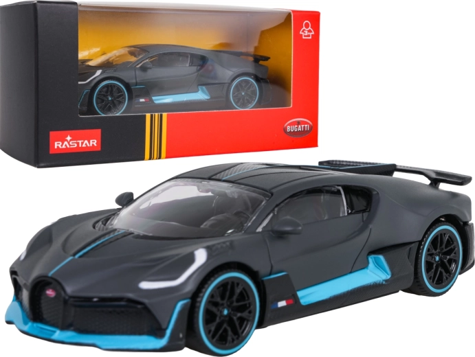 Modello in metallo dell'auto Bugatti Divo RASTAR in scala 1:43