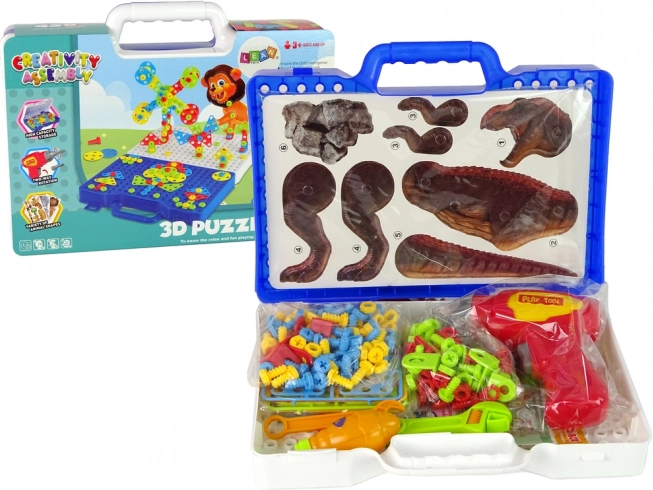 Set di costruzione 3D fai-da-te Dinosauri