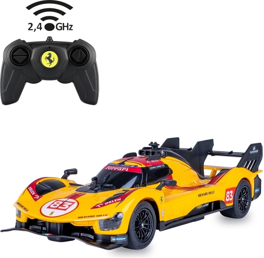 Auto telecomandata JAMARA Ferrari 499P-N83 1:24 gialla