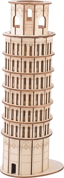 Puzzle 3D in legno Torre pendente di Pisa