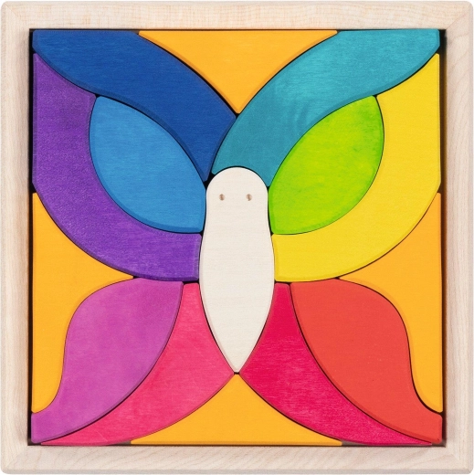Puzzle in legno a farfalla Butterfly Mariposa - 1 pezzo