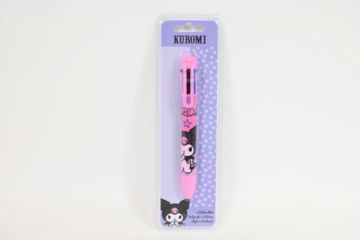 Penna a sfera multicolore Kuromi 6 colori