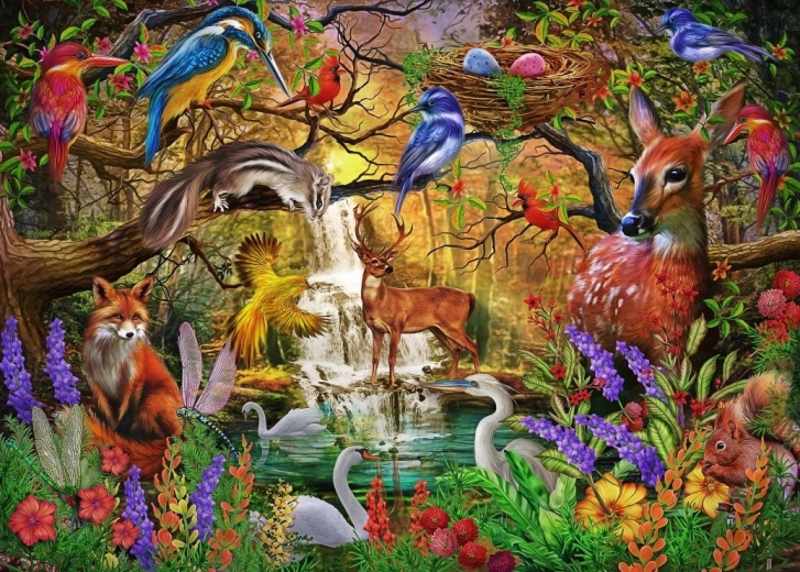 Puzzle Foresta d’oro 500 pezzi BLUEBIRD