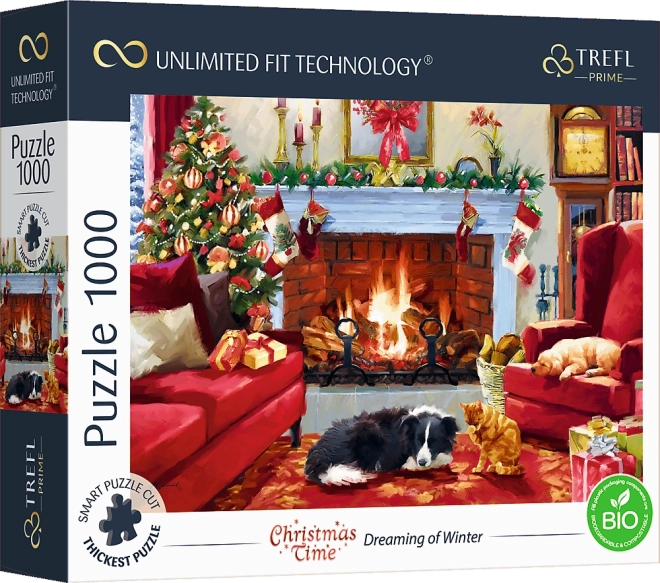 Puzzle TREFL UFT tempo di Natale – sognando l’inverno, 1000 pezzi