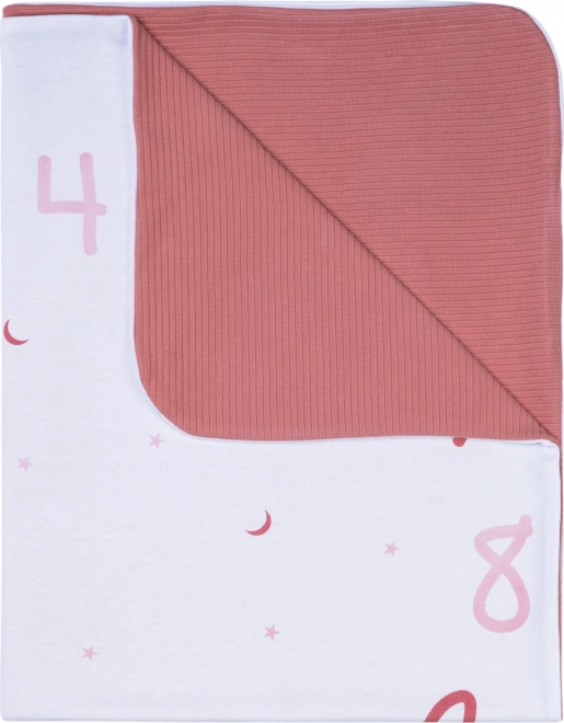 Coperta Bubaba Il mio primo anno roseo e bianco