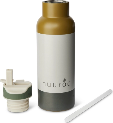 Nuuroo Conrad borraccia in acciaio inox 500 ml green mix