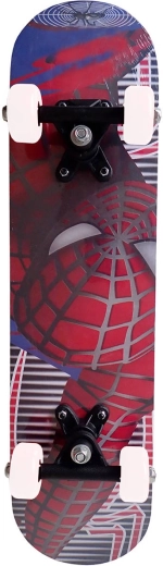 Skateboard per bambini KUBIsport Spider-Man 58 × 16 cm fino a 30 kg