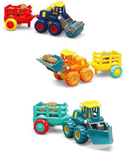 Veicolo da cantiere a frizione con rimorchio - 1 set