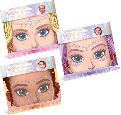 Set per decorazioni viso WOW