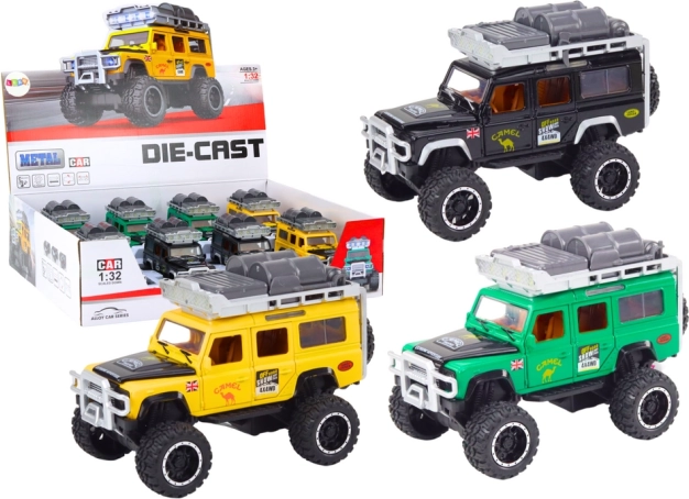 fuoristrada in metallo 1:32 con luci e suoni, a frizione