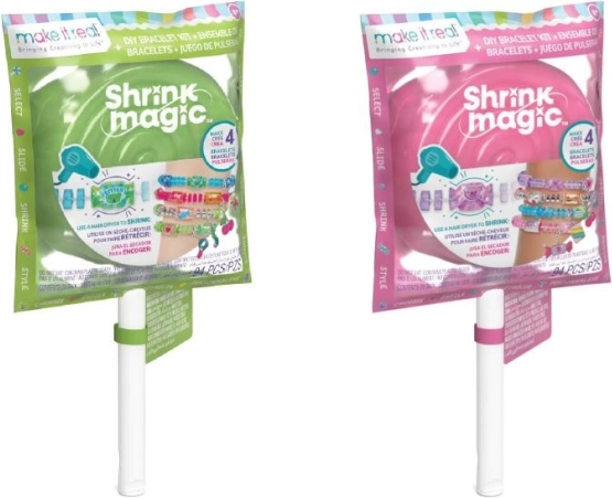 Set creativo di braccialetti con pellicola termoretraibile Lollipop