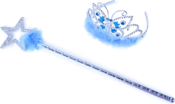 Set di diademi principeschi e bacchette magiche