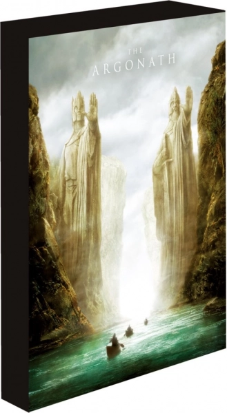 Quadro LED luminoso Il Signore degli Anelli Argonath 30 × 40 cm